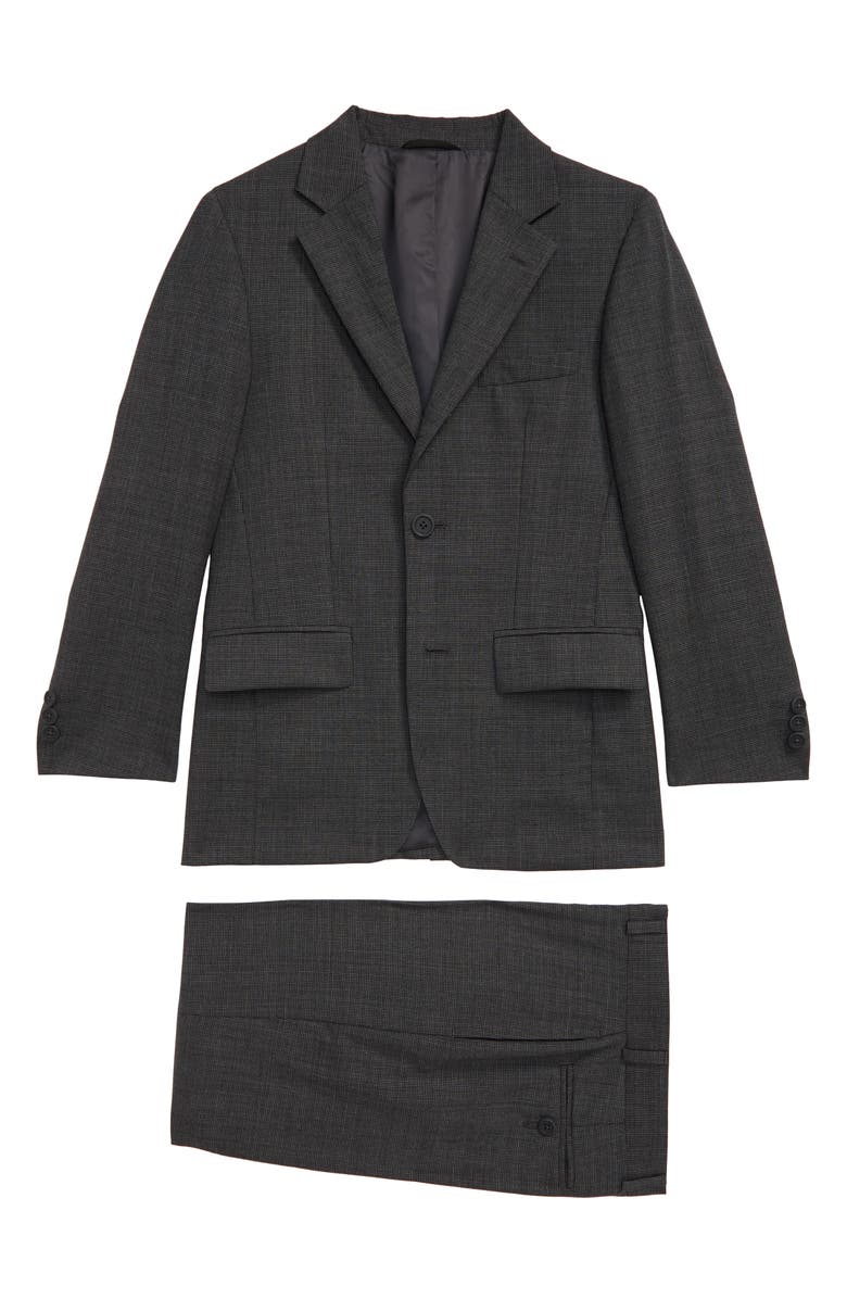 JB Jr. Houndstooth Wool Suit, Main, color, 