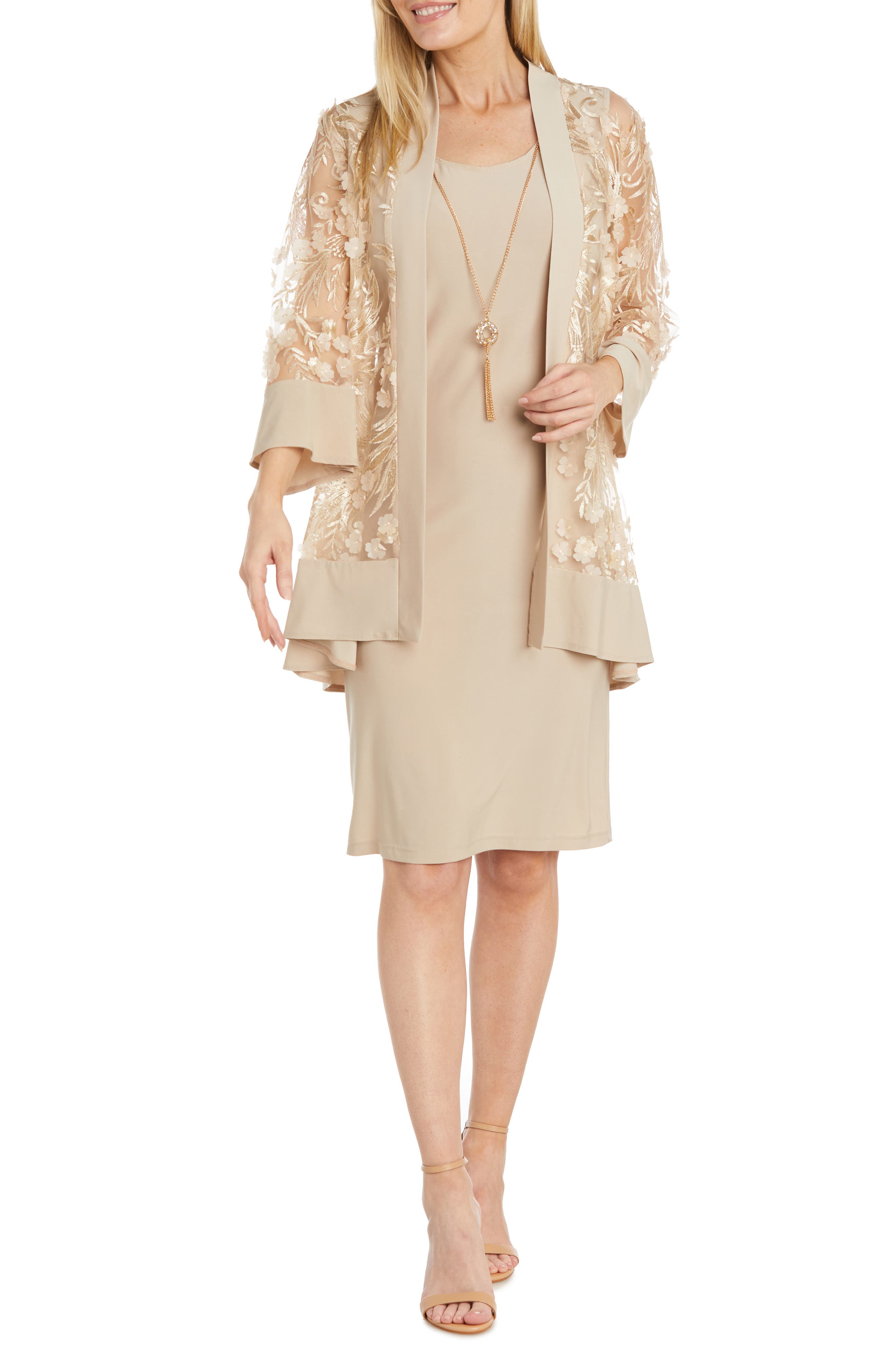 Sleeveless Dress With Jacket