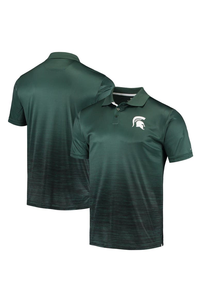 Men's Colosseum Green Michigan State Spartans Marshall Polo, Main, color, Green