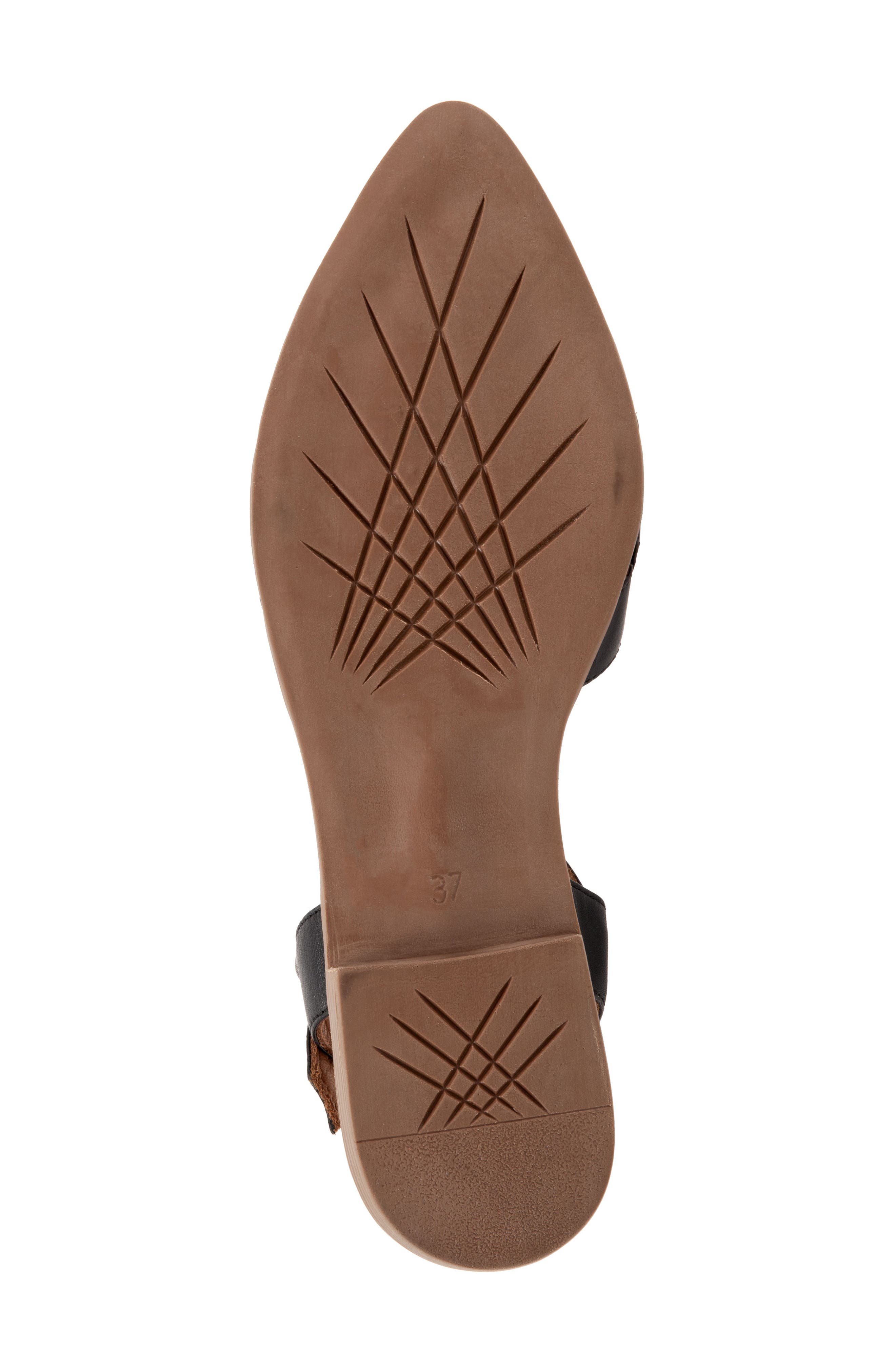 Bueno Bliss Slingback d'Orsay Flat Sandal, Alternate, color, 