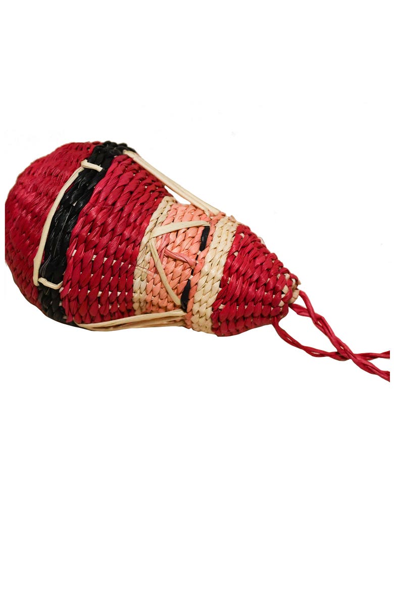 x Ames Jipi Santa Set of 5 Ornaments, Alternate, color, RED