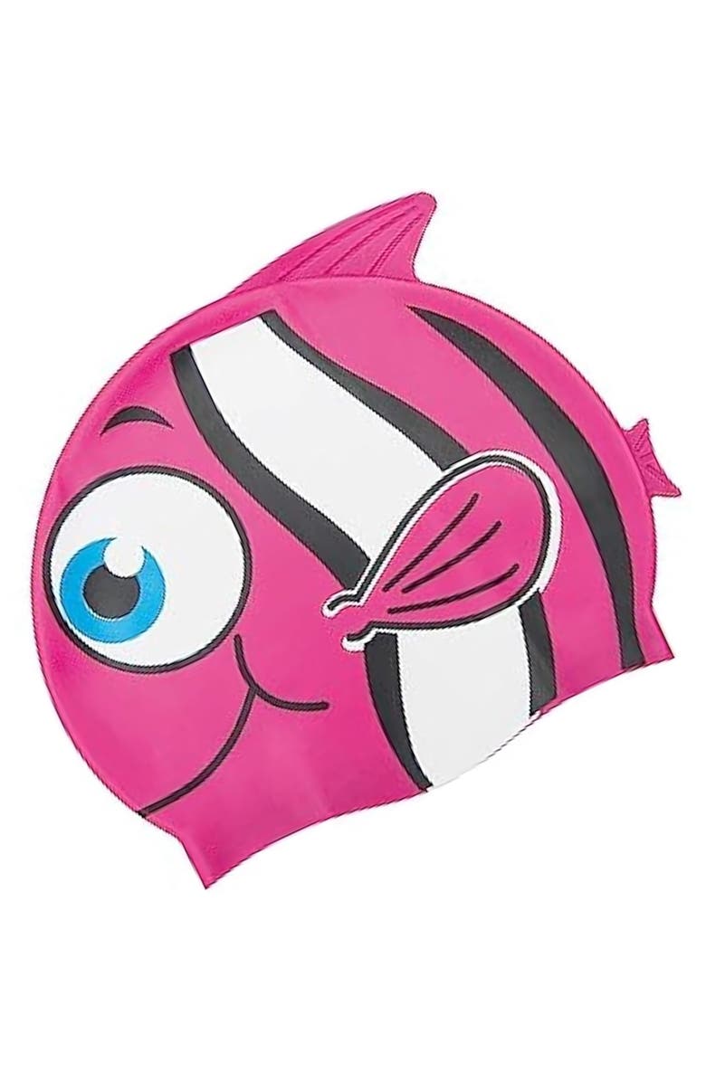 Hydro-Swim Silicone Lil' Buddy Swim Cap, Alternate, color, Multicolored