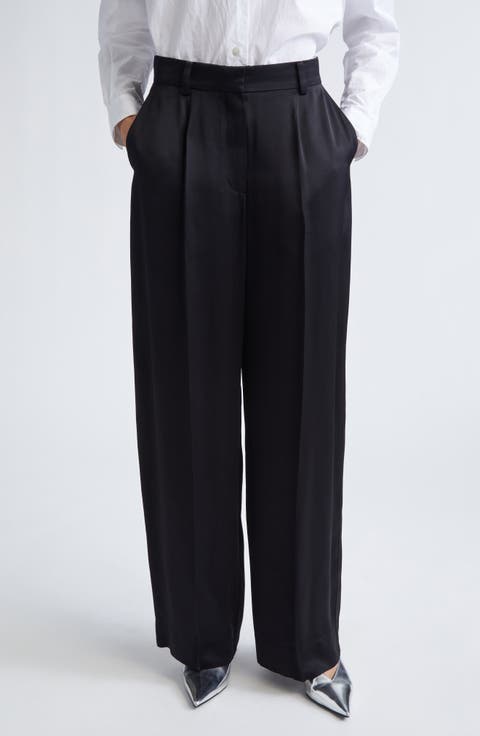 Pleated Fluid Pants