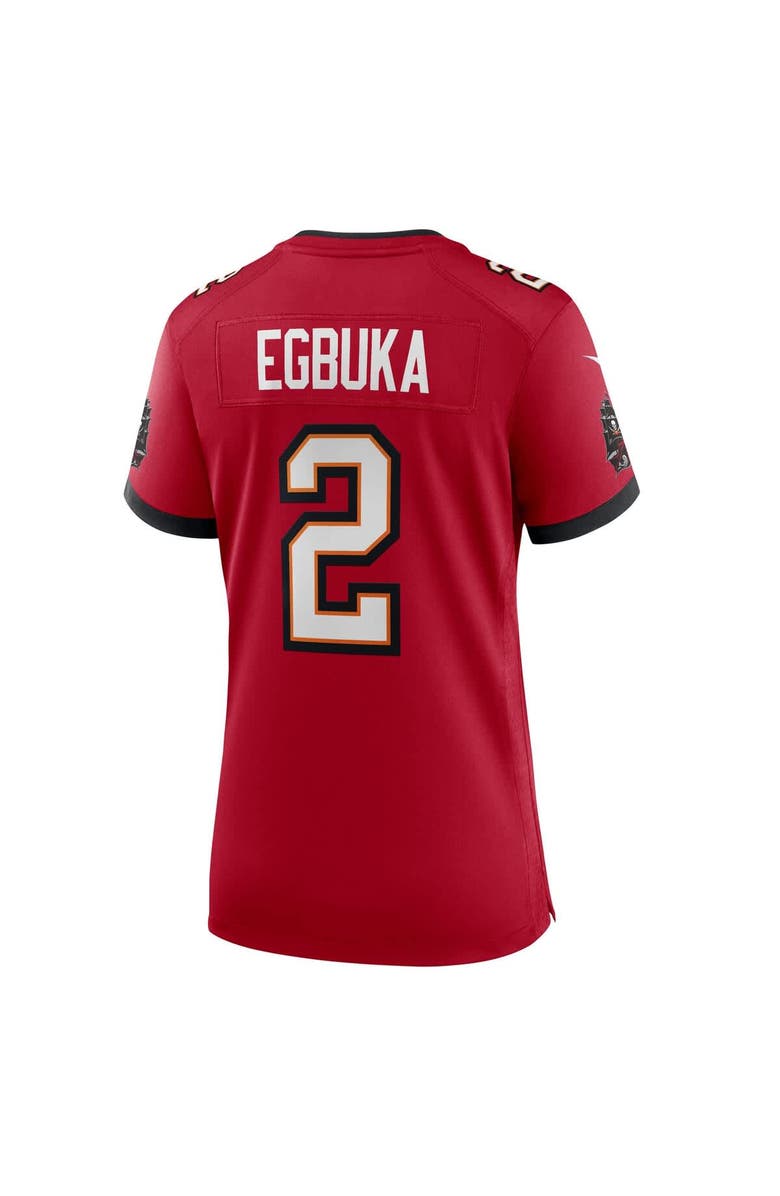 Nike Women
s Nike Emeka Egbuka Red Tampa Bay Buccaneers Team Game Jersey, Alternate, color, Red