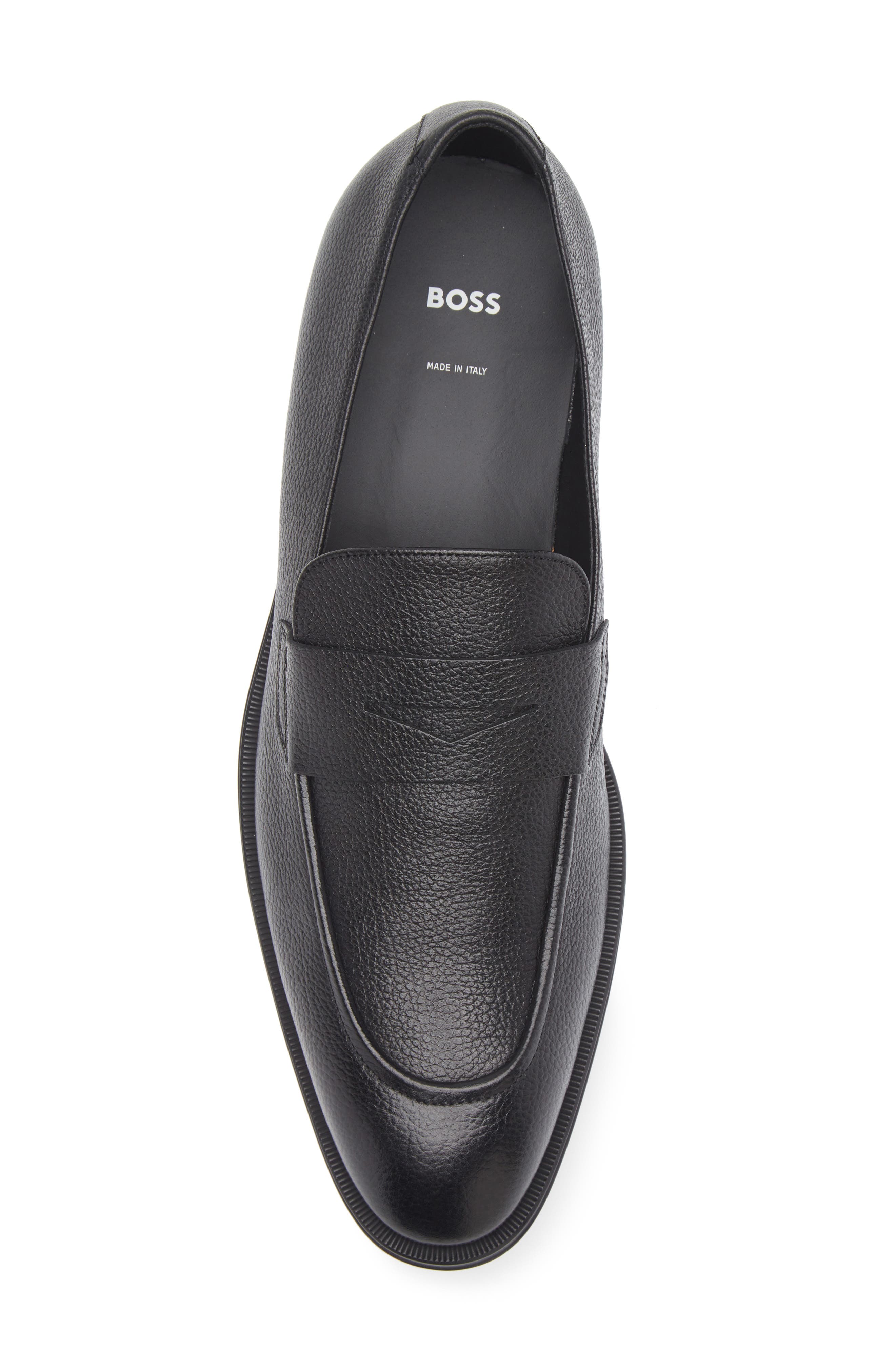 BOSS Derrek Penny Loafer, Alternate, color, Black