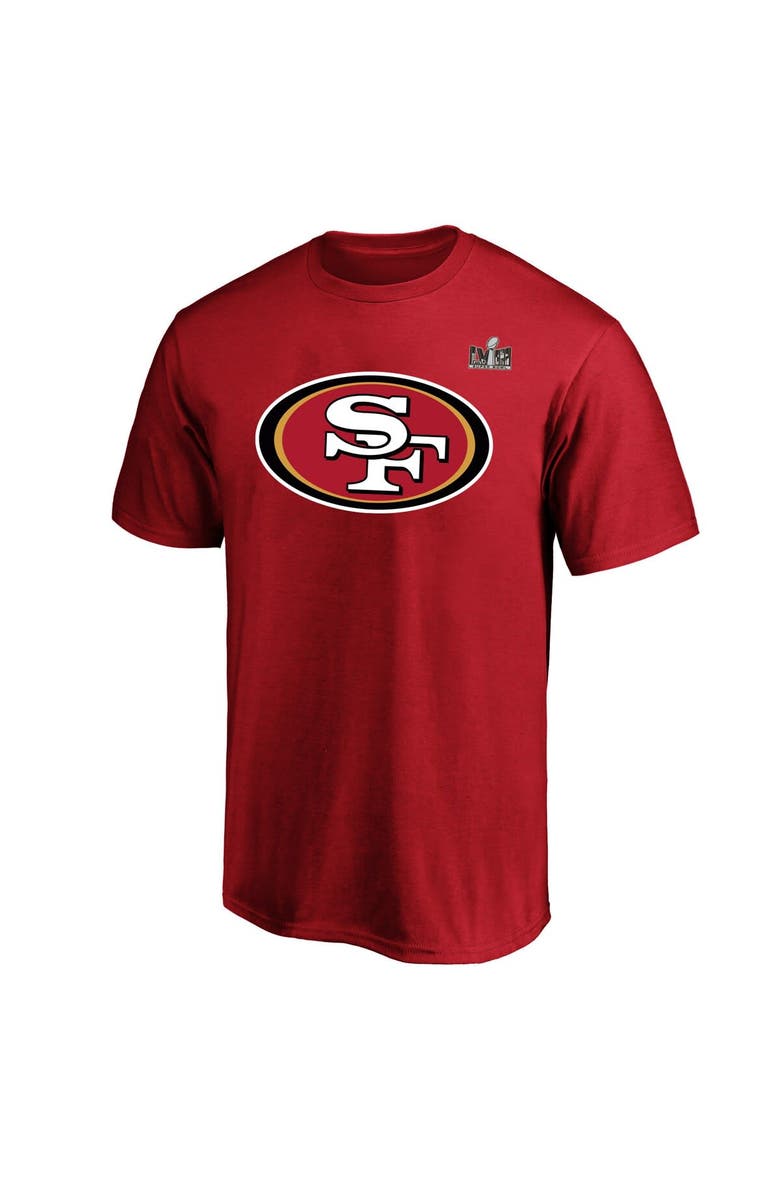 FANATICS Men's Fanatics Branded Christian McCaffrey Scarlet San Francisco 49ers Super Bowl LVIII Big & Tall Player Name & Number T-Shirt, Alternate, color, 