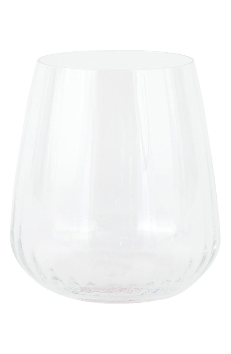VIETRI Francesca Double Old Fashioned Glass, Main, color, Clear