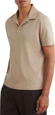 Reiss Earl Solid Cotton Polo