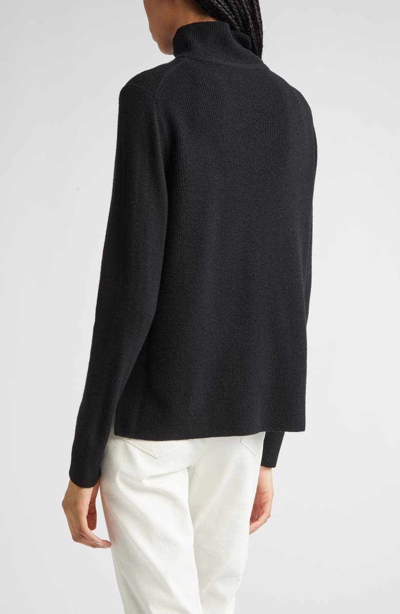 Lafayette 148 New York Stand Collar Zip Front Cardigan, Alternate, color,