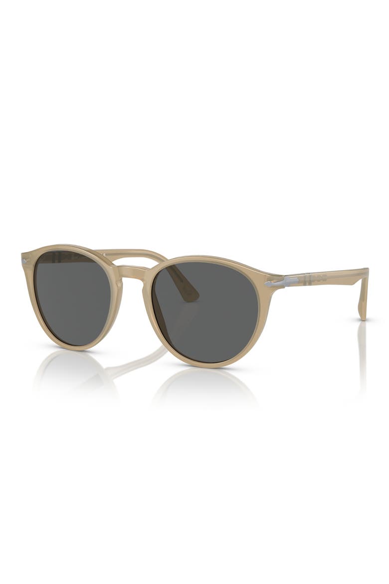 52mm Round Sunglasses, Alternate, color, OPAL BEIGE