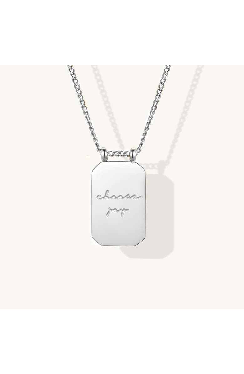 Mantra Choose Joy - Necklace, Main, color, Silver