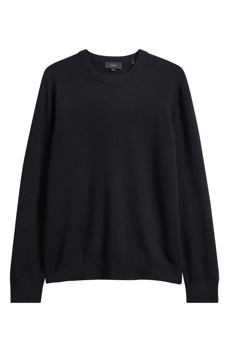 Vince Cashmere Crewneck Sweater, Alternate, color, Black