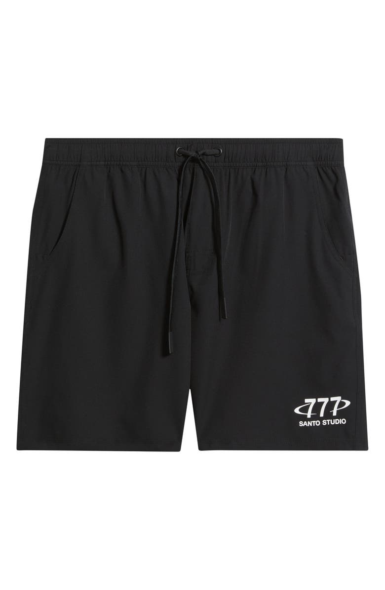 SANTO STUDIO Khalil Rountree Edition - Tempo Bold Tech Shorts, Alternate, color, Black