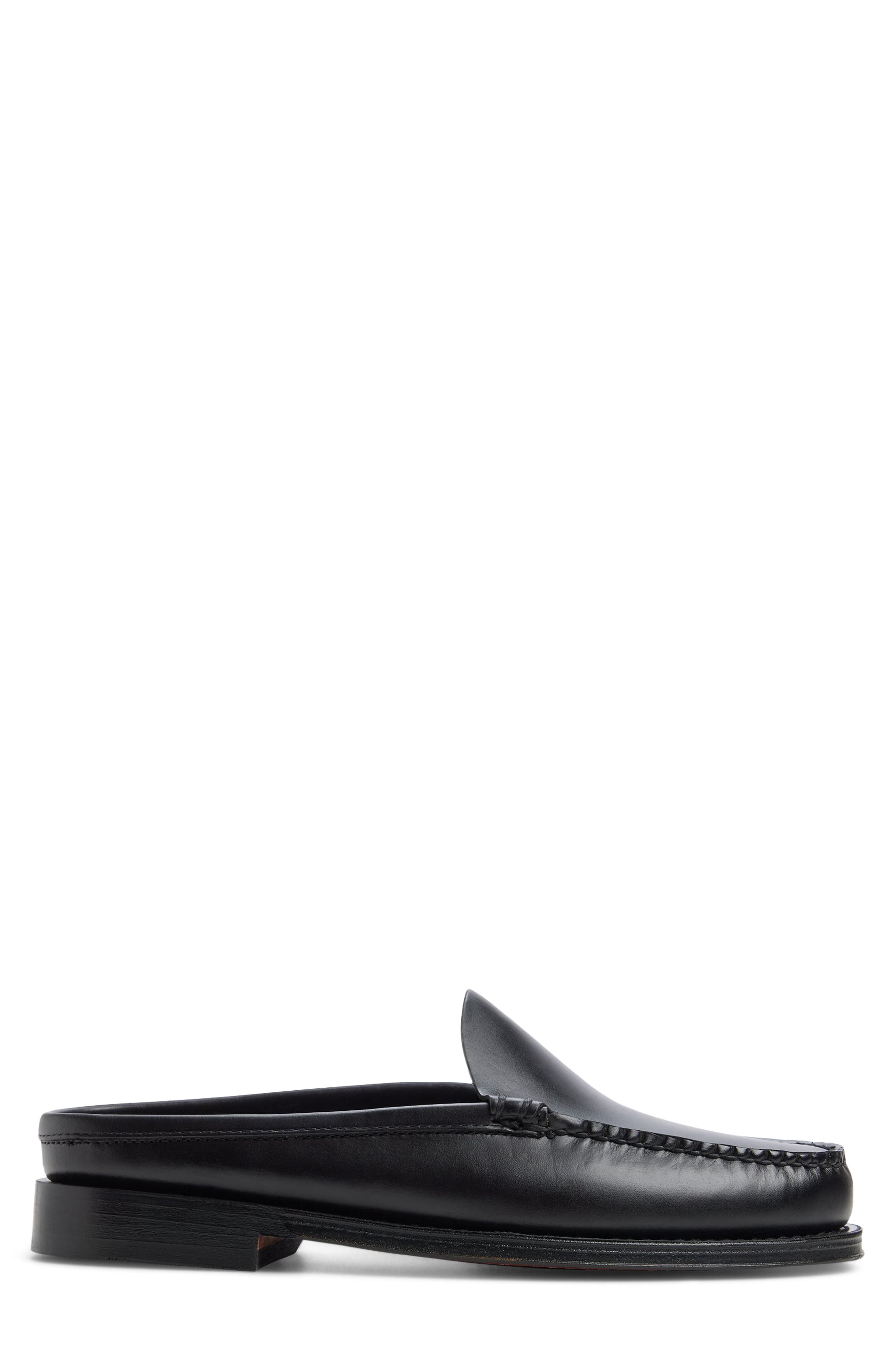 G.H.BASS Beaumont Loafer Mule, Alternate, color, Black