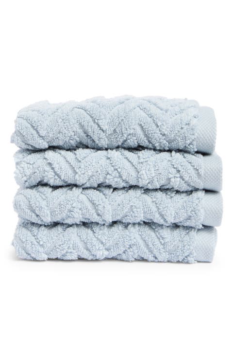 Seville 4-Piece Cotton Washcloths