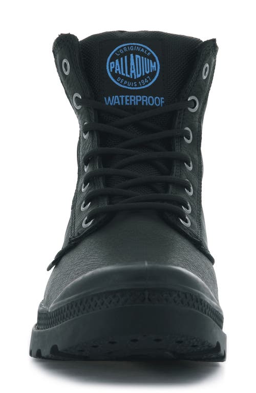 Palladium Pampa Waterproof Mixed Media Boot In Black