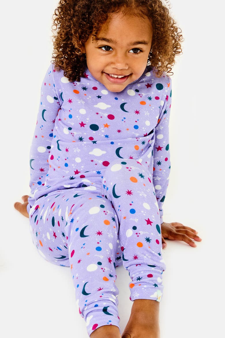 Long Sleeve Pajama Set - Luna Lavender, Main, color, Luna Lavender