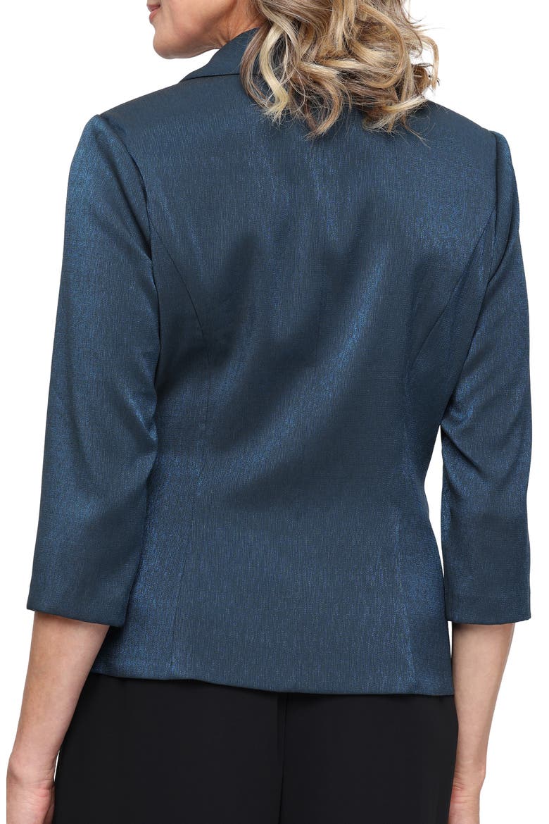 Shimmer Side Tie Wrap Top, Alternate, color, TEAL