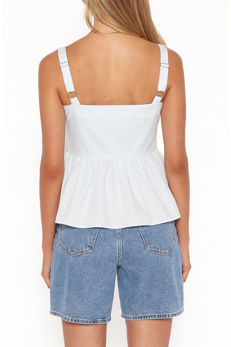 Santiago Peplum Top, Alternate, color, BABY BLUE