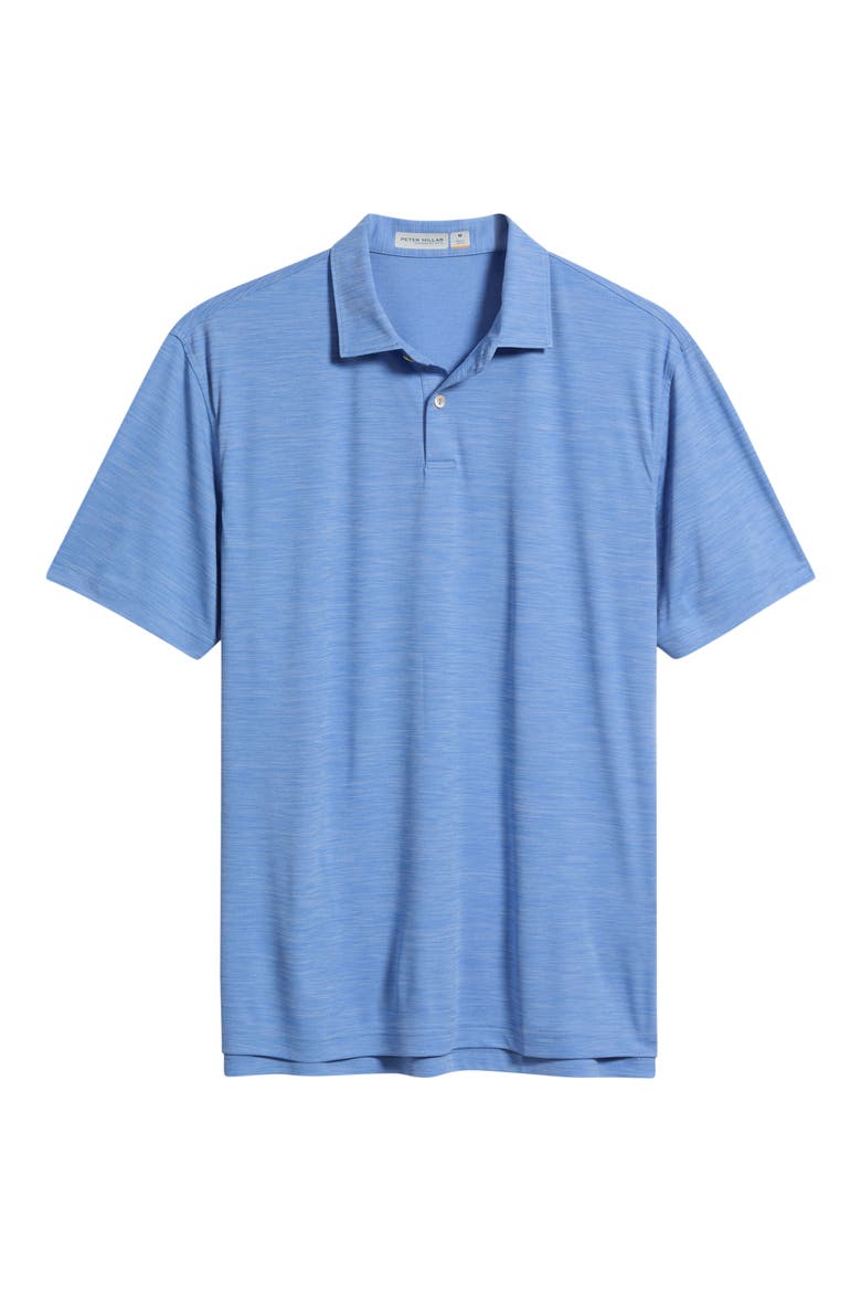 Featherweight Mélange Performance Polo, Main, color, HYPER BLUE