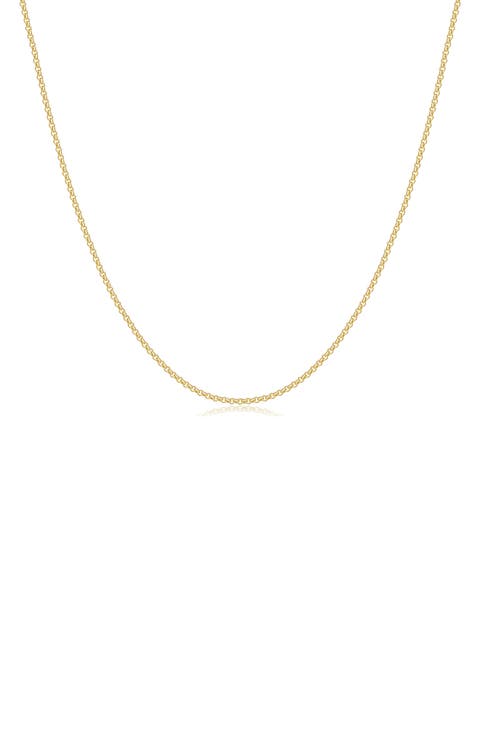 Classic Sterling Silver Chain Necklace
