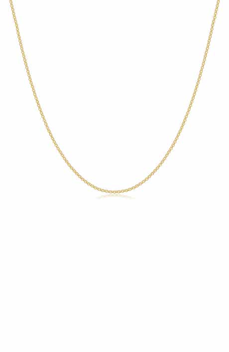 Classic Sterling Silver Chain Necklace