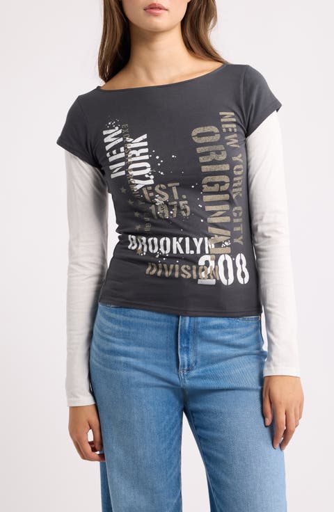 Brooklyn Division Twofer Graphic Tee
