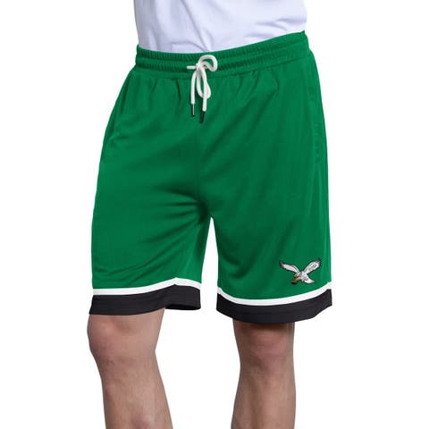 Men's Starter  Kelly Green Philadelphia Eagles Throwback Power Play Mesh Shorts