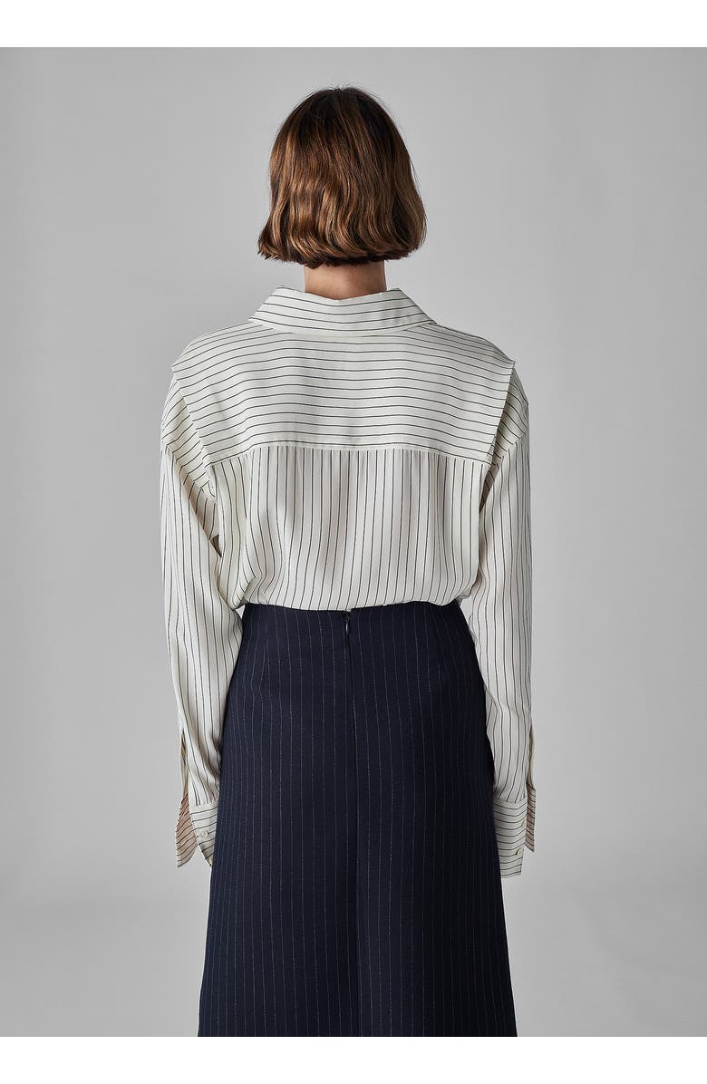 CO Wrap Skirt in Virgin Wool, Alternate, color, 