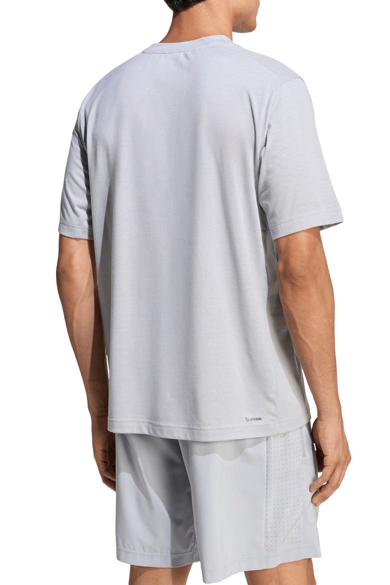 Performance Crewneck T-Shirt, Alternate, color, HALO SILVER