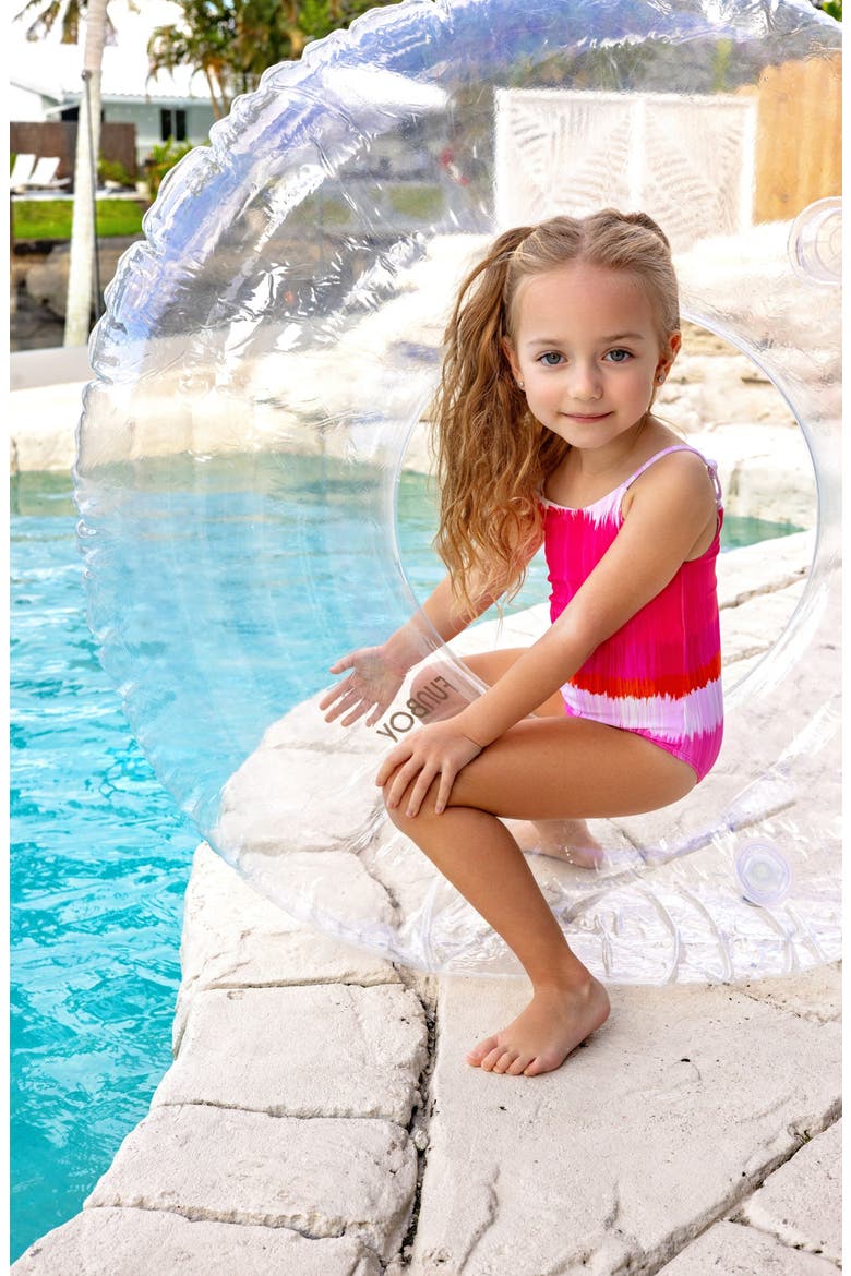 Dip Dye Bathing Suit, Alternate, color, Pink Ombre