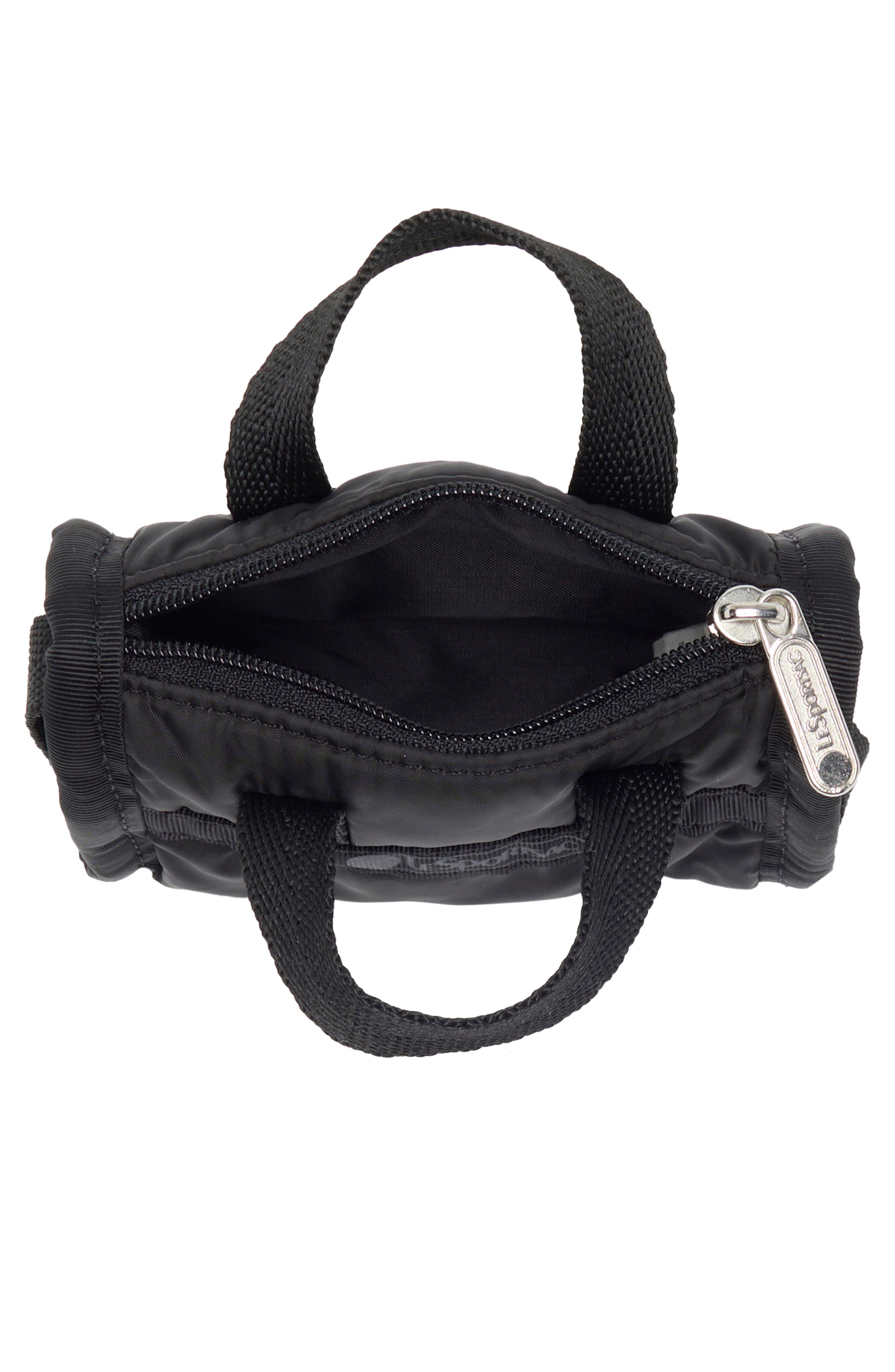 LeSportsac Sheen Micro Bag, Alternate, color, Ultra Black