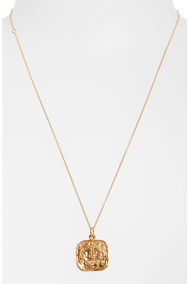 The Infernal Storm Necklace, Alternate, color, GOLD