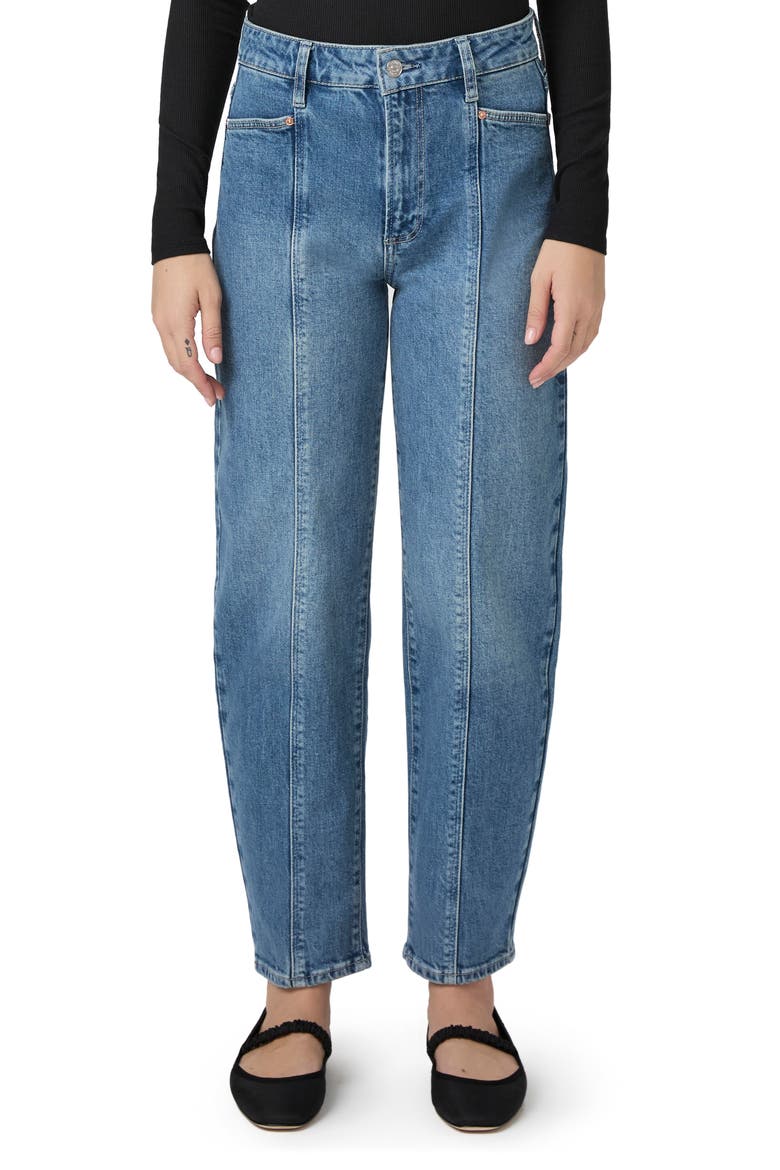 Alexis High Waist Ankle Barrel Leg Jeans, Main, color, ANTHIA