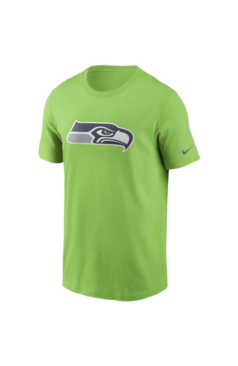 Nike Men's Nike Neon Green Seattle Seahawks Primary Logo T-Shirt, Alternate, color, Neon Green