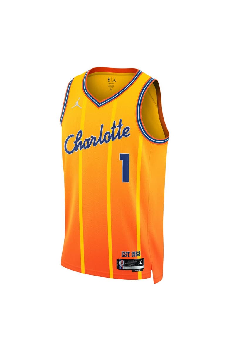 Jordan Brand Unisex Jordan Brand LaMelo Ball Orange Charlotte Hornets 2025/26 Swingman Jersey - City Edition, Alternate, color, Orange