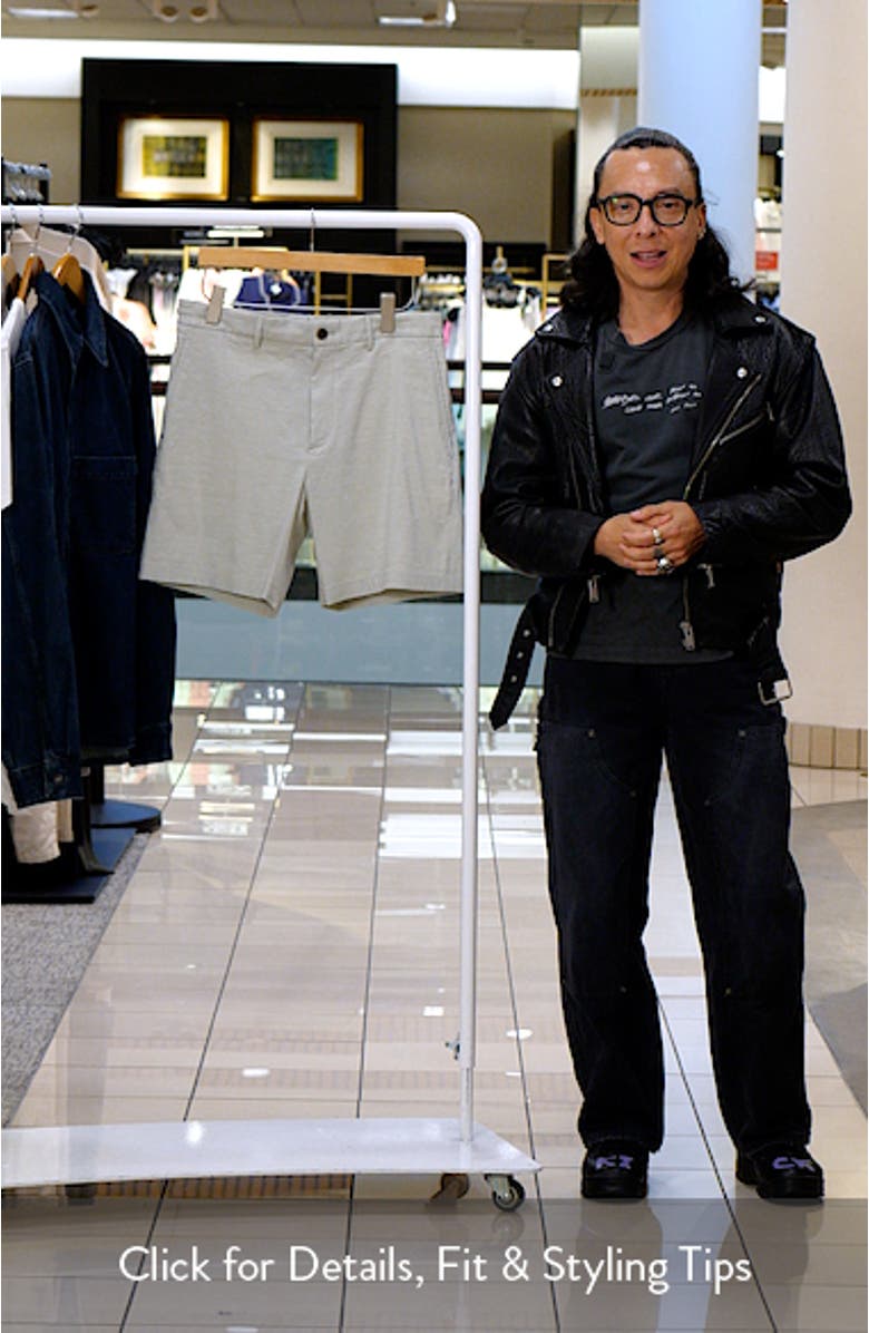 Curtis Slim Fit Internal Drawstring Shorts, sales video thumbnail