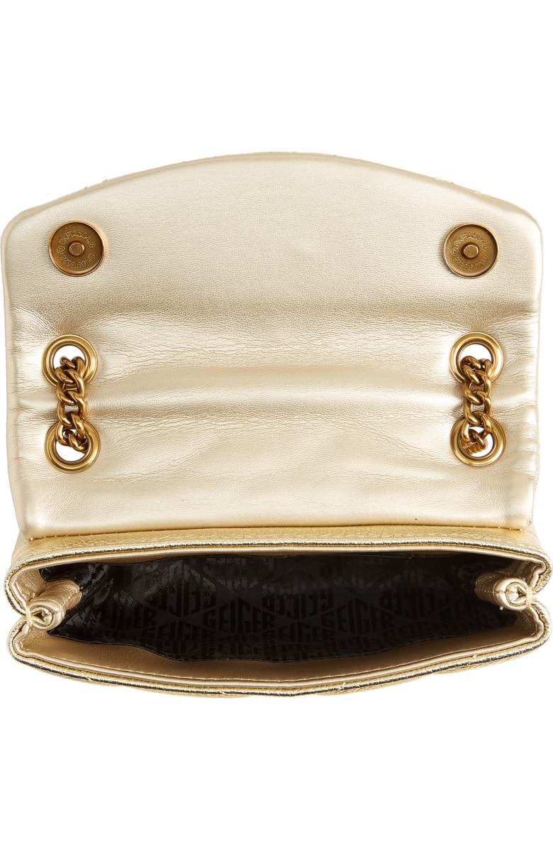Kurt Geiger London Mini Kensington Eye Quilted Leather Crossbody Bag, Alternate, color,