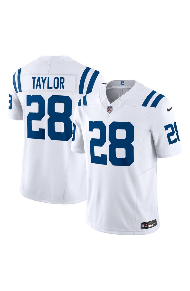 Nike Men's Nike Jonathan Taylor White Indianapolis Colts Vapor F.U.S.E. Limited Jersey, Main, color, 
