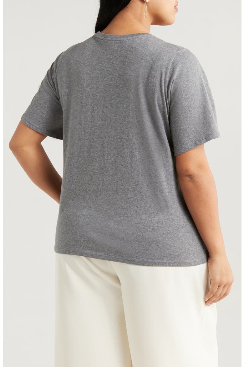 Relaxed Fit Pima Cotton Crewneck T-Shirt, Alternate, color, GREY DARK HEATHER