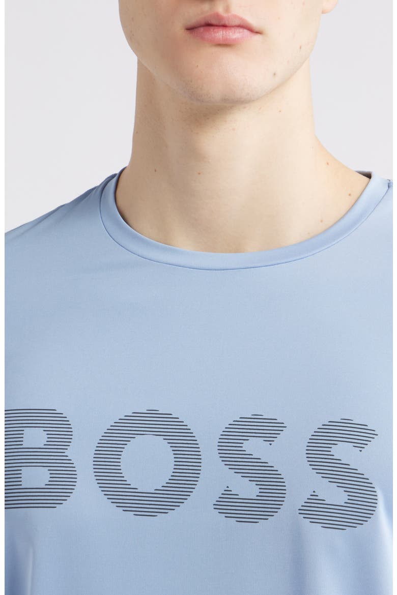 Tee Active Slim Fit Performance Logo Graphic T-Shirt, Alternate, color, OPEN BLUE