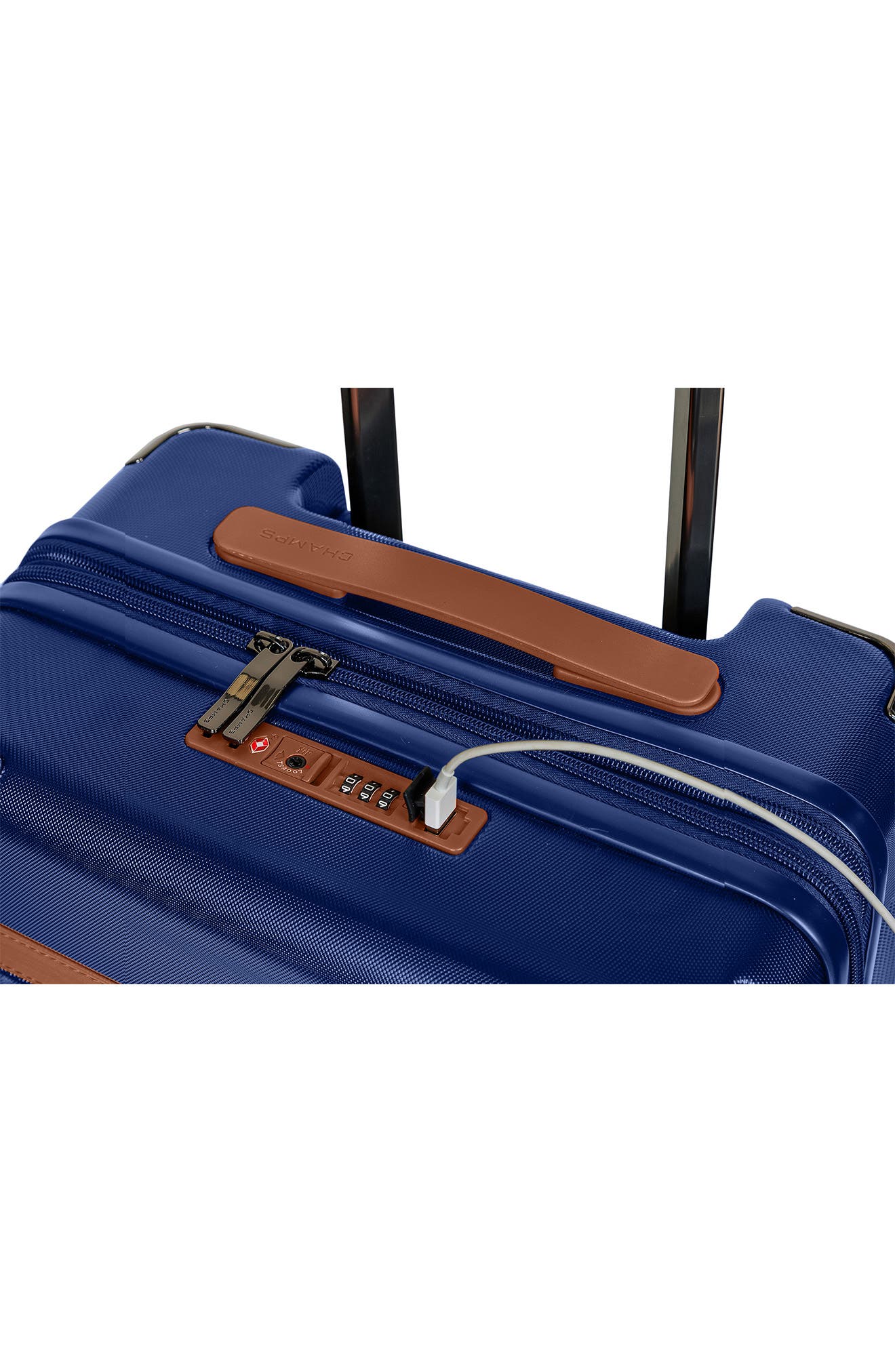 CHAMPS Vintage Air 3-Piece Luggage Set, Alternate, color, Navy
