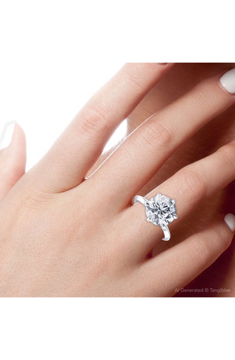 Bliss Diamond Certified 7Ct Solitaire Diamond Engagement Ring 14k Gold Lab Grown, Alternate, color, 14K White Gold