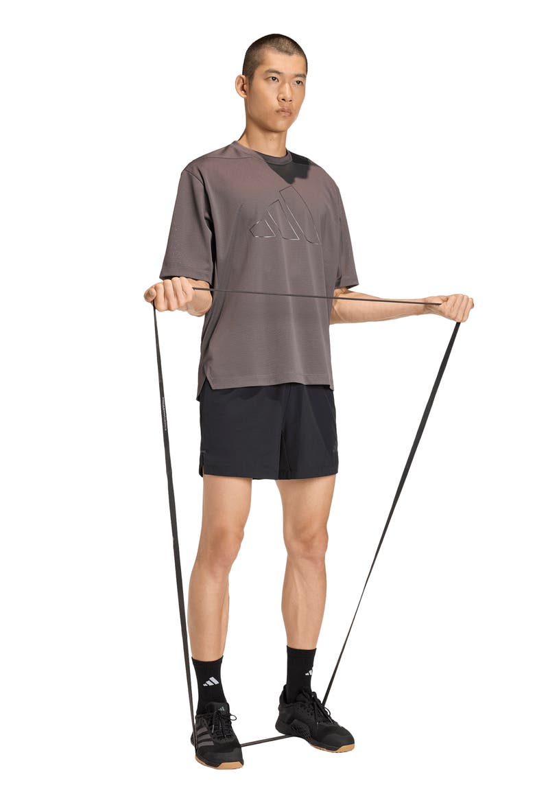 D4T Essentials Shorts, Alternate, color, BLACK