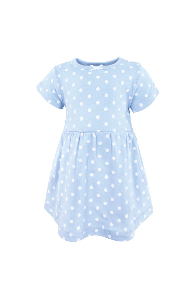 Hudson Baby Stylish Baby Dress 2Pc, Alternate, color, Blue Butterflies