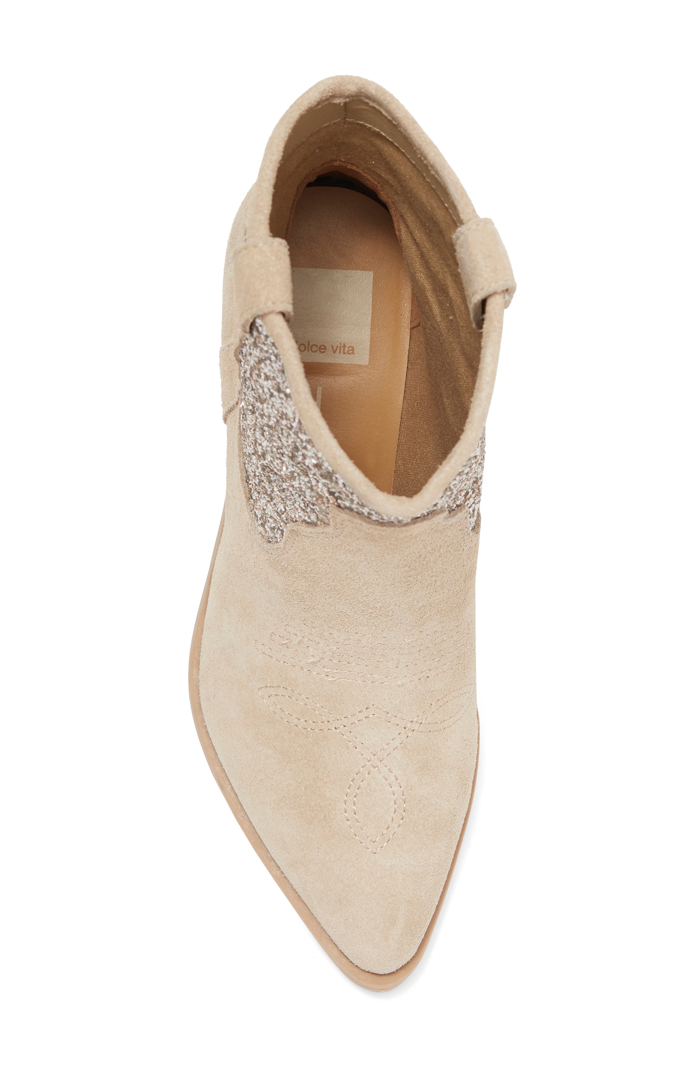 Dolce Vita Sonya Glitter Western Boot, Alternate, color, 