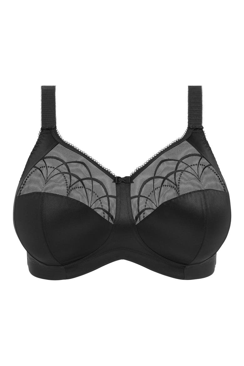 Cate Full Figure Soft Cup Bra, Alternate, color, BLACK