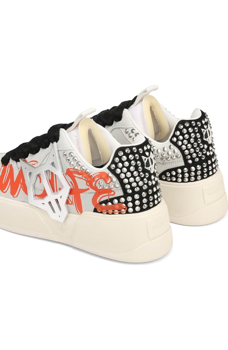 Naked Wolfe Kosa Sneaker, Alternate, color, Black/Orange