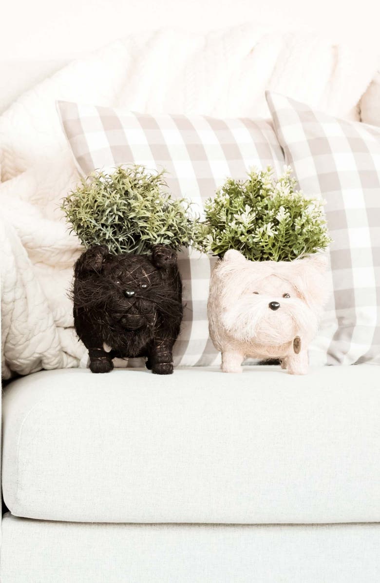 LIKHA Schnauzer Handwoven Planter, Alternate, color,