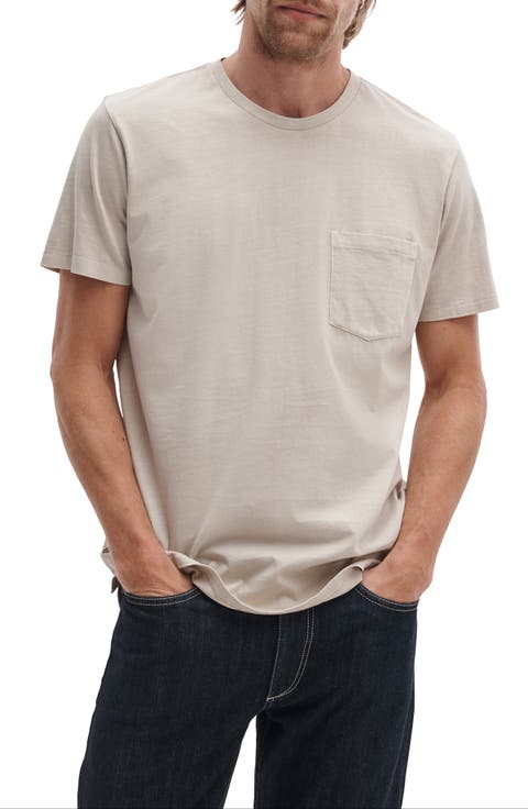 Classic Fit Garment Dye Pocket T-Shirt